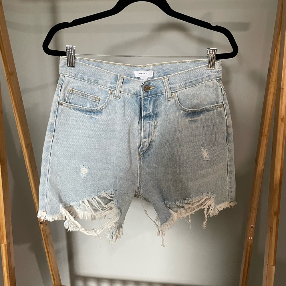 High waisted Jean shorts from forever 21!